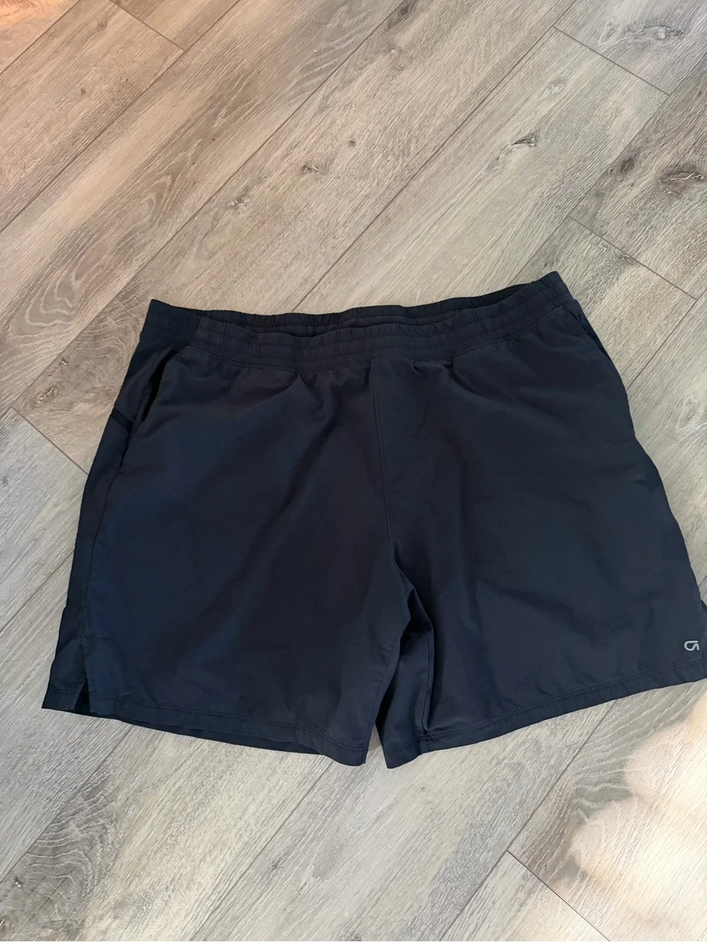 GAP Men's Black Athletic Shorts with Elastic Waistband